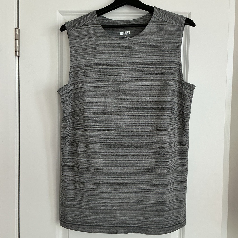 Duluth Trading Co Charcoal Sleeveless Top